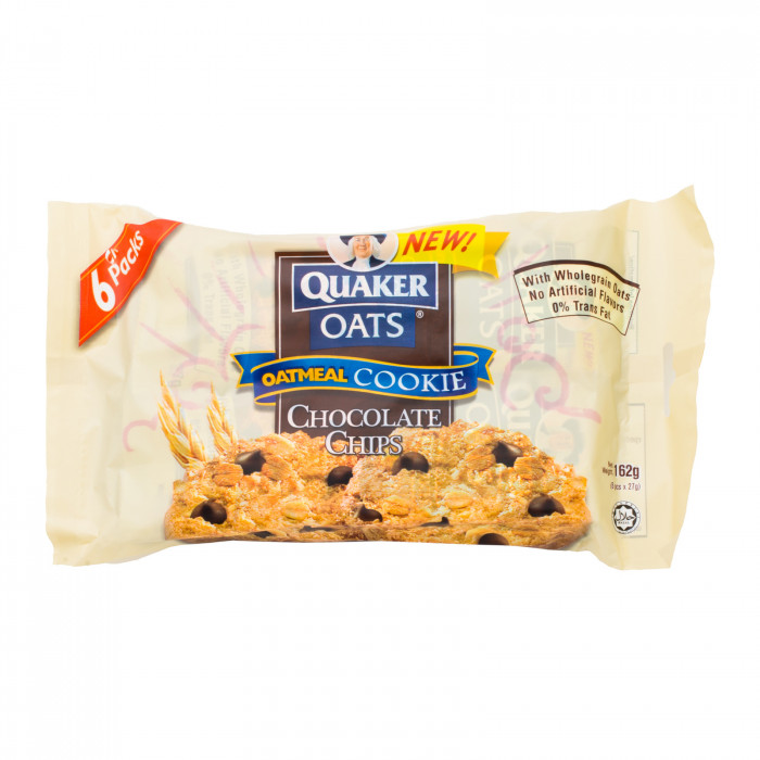 Quaker Oats Chocolate Chip Oatmeal Cookies Case