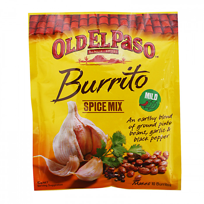 Old El Paso Seasoning Mix Burrito Case
