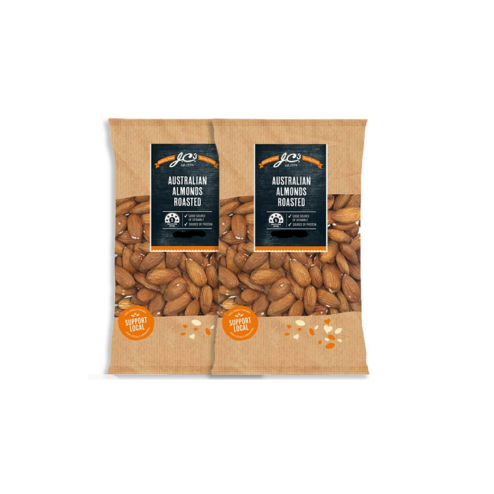 Jcs Quality Nuts Almonds Roasted Australian Case