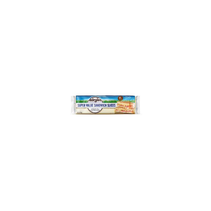 Kraft Dairylea Supper Value Cheddar Cheese 81 slices Case