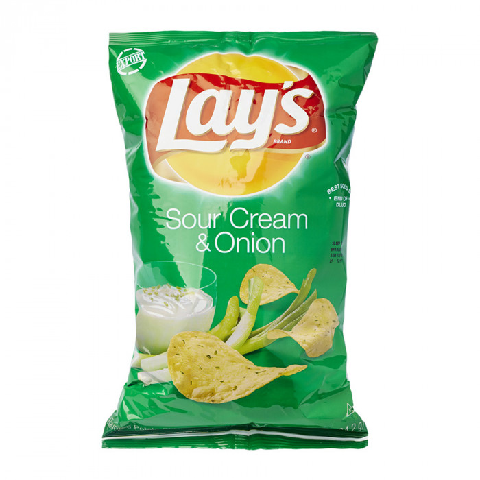 Lay's Sour Cream & Onion Potato Chips Case