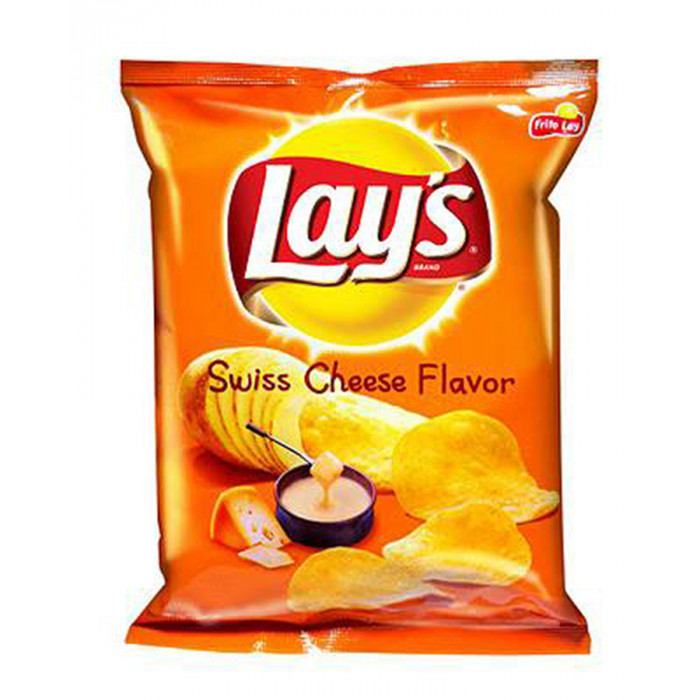 Lay's Swiss Cheese Potato Chips Case