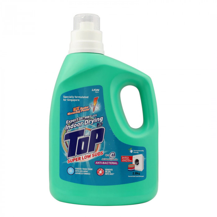 Top Liquid Detergent Super Low Suds Anti Bacterial Case
