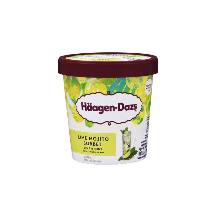HaagenDazs Lime Mojito Sorbet Ice Cream Case