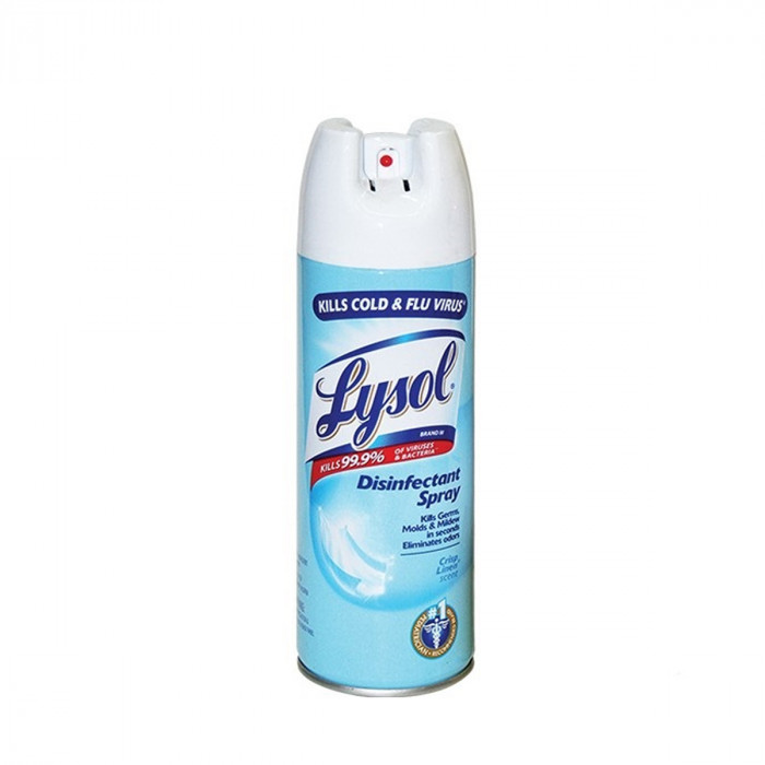 Lysol Disinfectant Spray Crisp Linen Scent Case