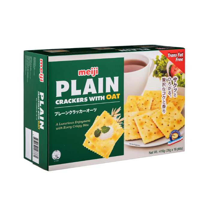 Meiji Plain Crackers Oats Case