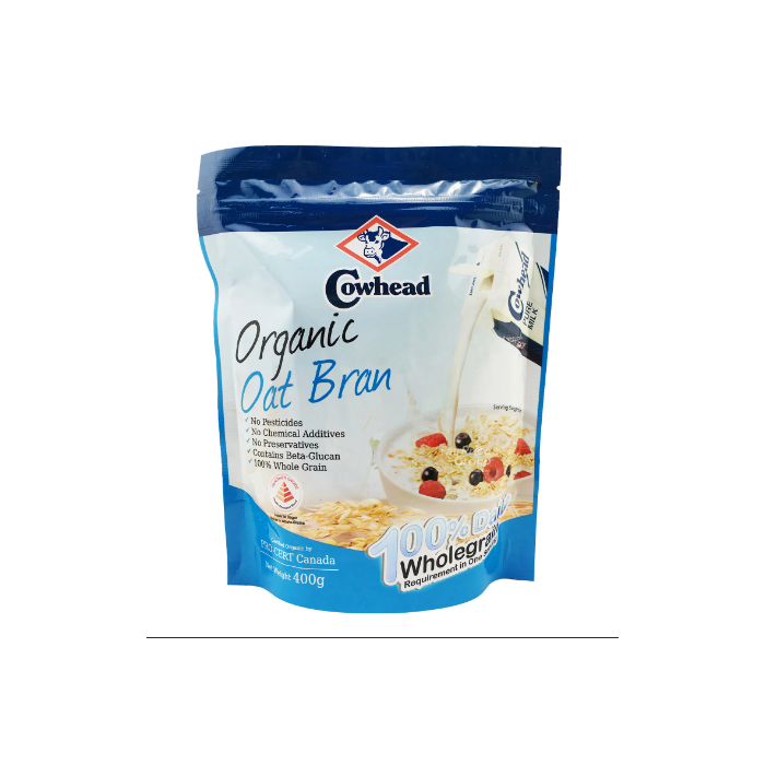 Cowhead Organic Oat Bran Carton