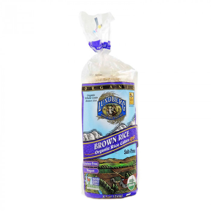 Lundberg Organic Brown Rice Cake Unsalted Case