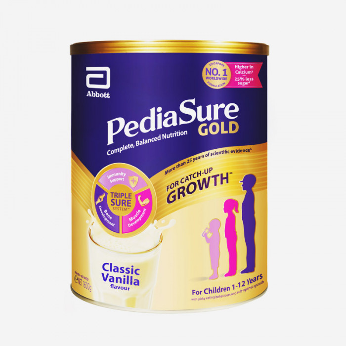 PediaSure Gold Classic Vanilla TripleSure Milk Powder Case
