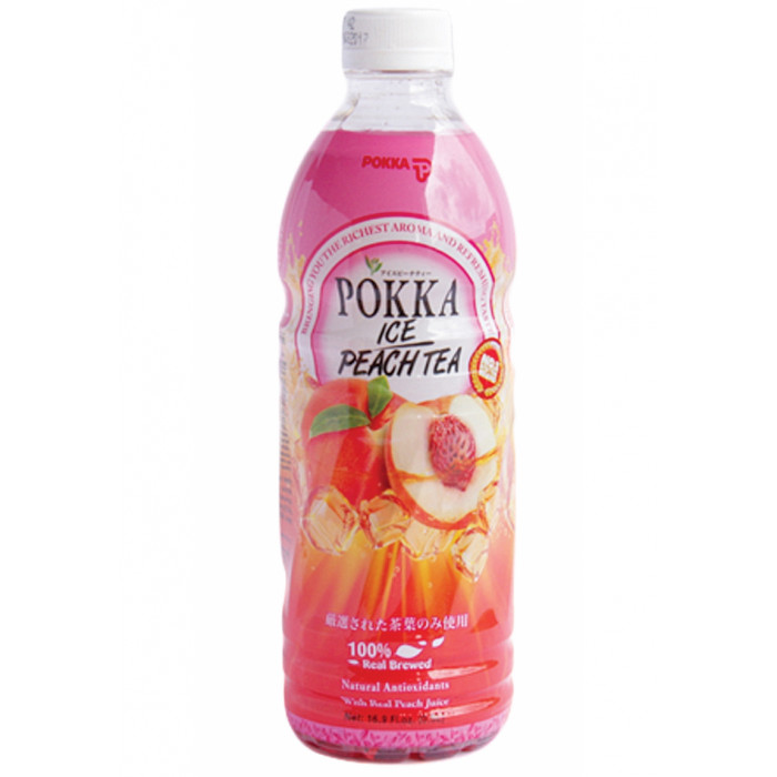Pokka Bottle Drink Ice Peach Tea Case