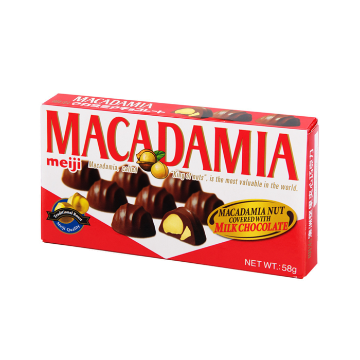 Meiji Macadamia Nut With Chocolate With Milk Case
