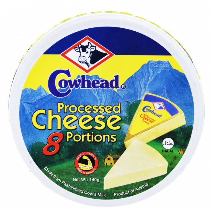 COWHEAD Processed Cheese 8 Portions Carton