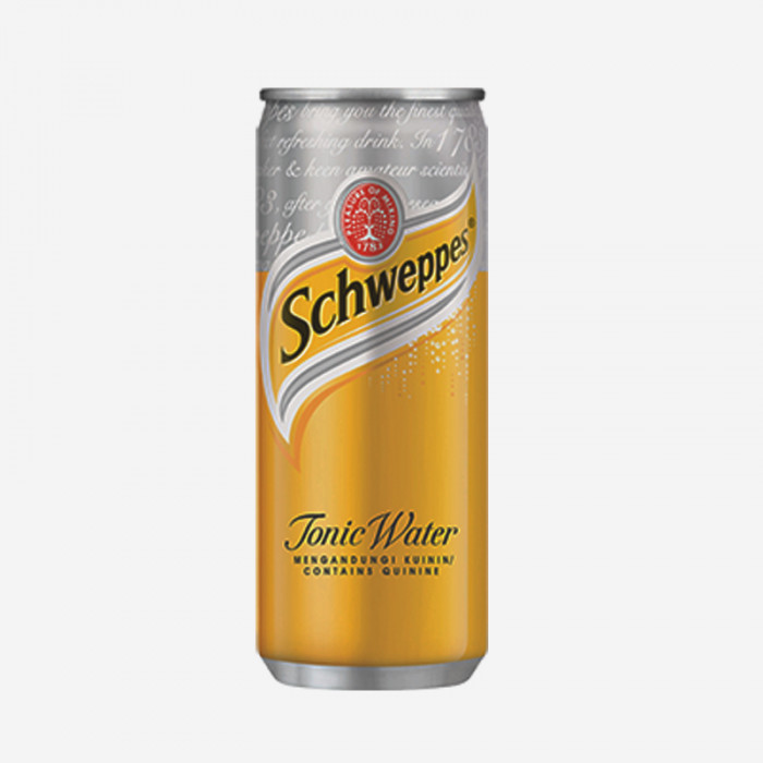 Schweppes Tonic Water Can Drink Case