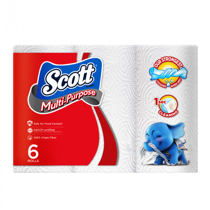 Scott Kitchen Towel Rolls 6 x 52's Case