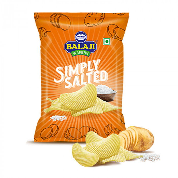 Balaji Wafers Simply Salted Potato Chips Case