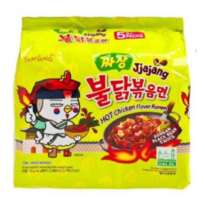 Jjajang' Korean Hot Chicken Flavour Ramen by Samyang