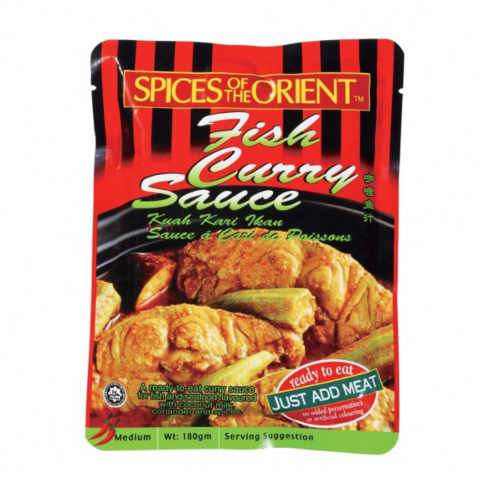 Spices of the Orient Fish Curry Sauce Case