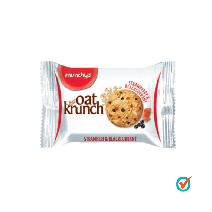 Munchy's OatKrunch Strawberry & Blackcurrant 15's Carton