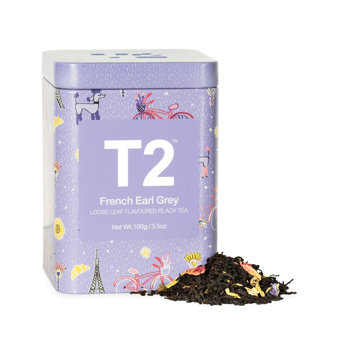 T2 Icon Tin French Earl Grey Carton