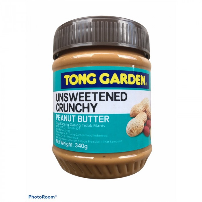 Tong Garden Peanut Butter Unsweetened Crunchy Carton