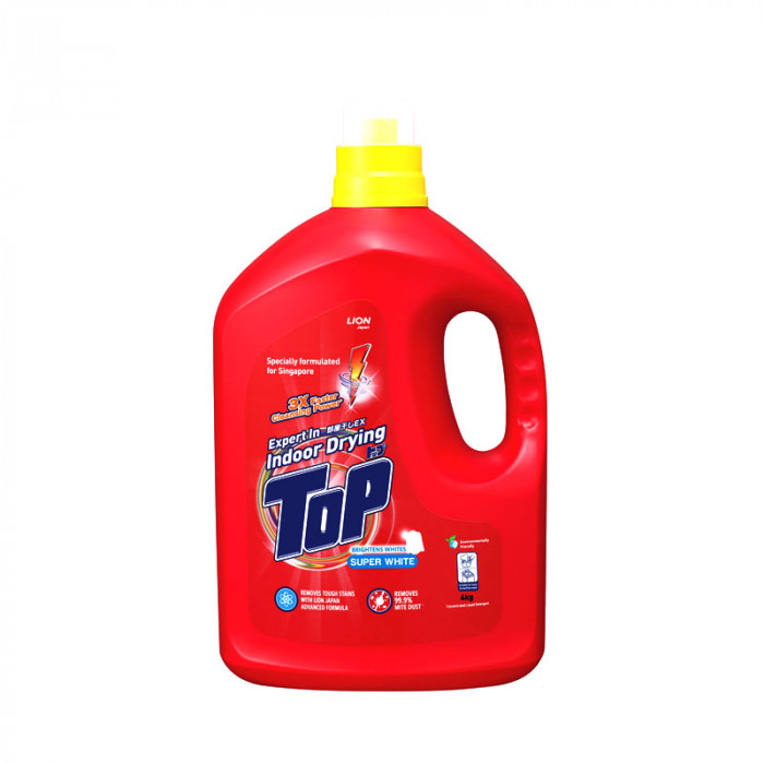 Top Concentrated Liquid Detergent Refill Super White Case