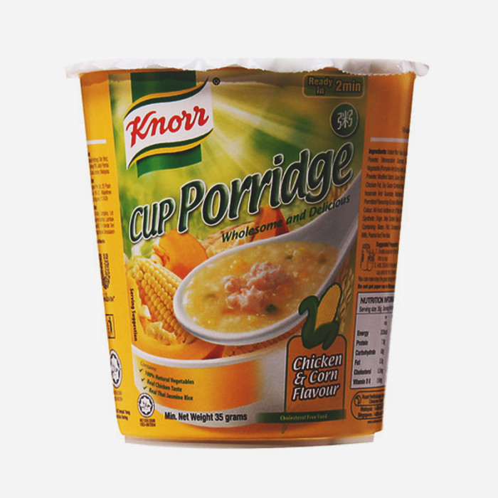 Knorr Instant Cup Porridge Chicken & Corn Case