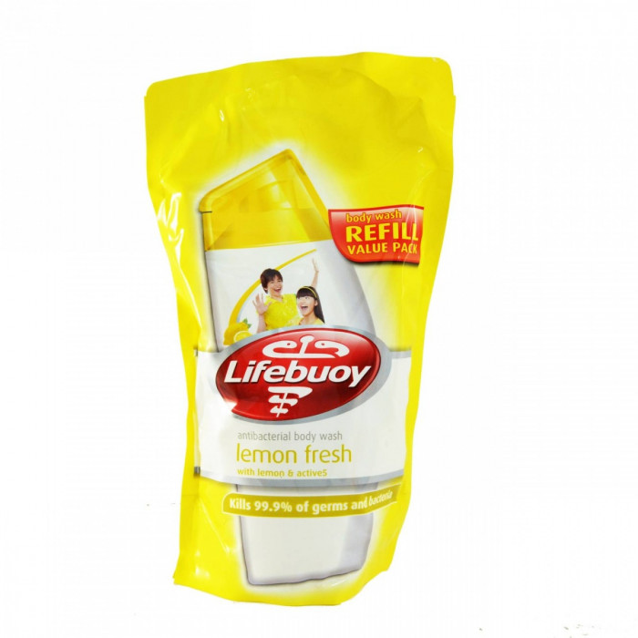 Lifebuoy Lemon Fresh AntiBacterial Body Wash Refill Case