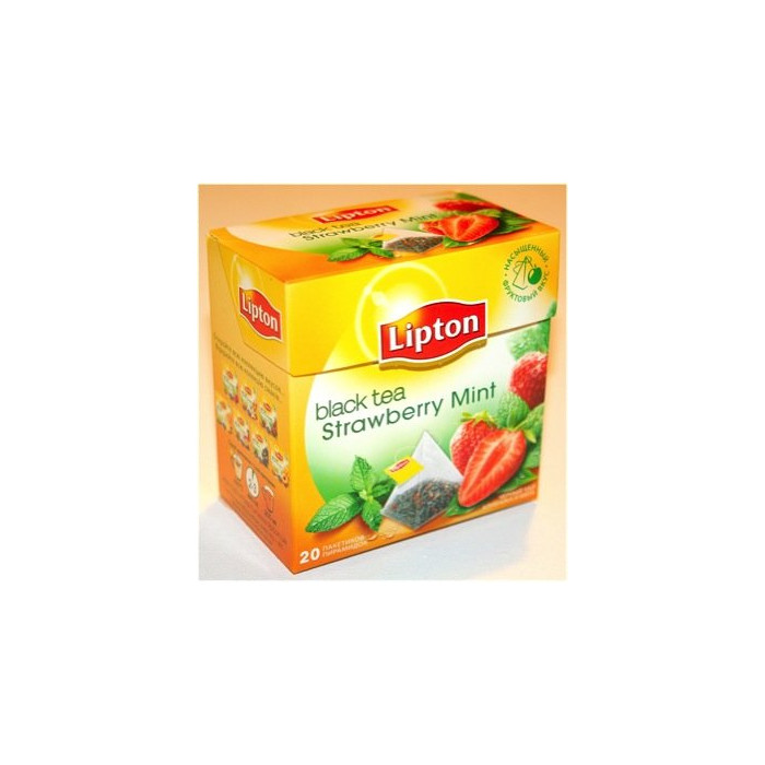 Lipton Strawberry Mint Black Tea Case