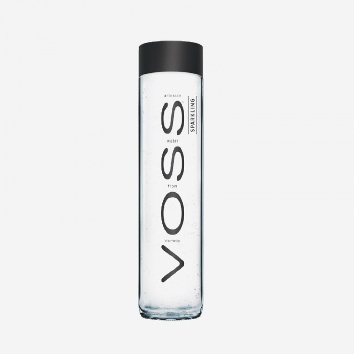 Voss Artesian Sparkling Glass Bottled Water Case