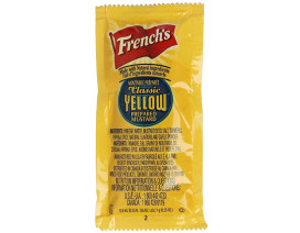 French Yellow Mustard Sachet - Carton