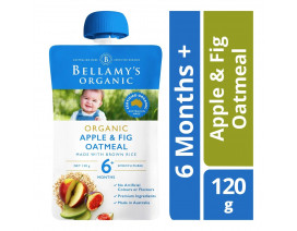 Bellamy's Organic Apple & Fig Oatmeal - Case