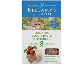Bellamy's Organic Veggie Pasta Alphabets - Case