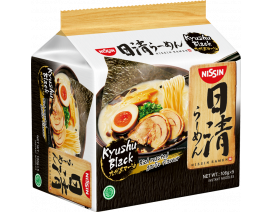 Nissin Japanese Ramen Kyushu Black Instant Noodles - Carton