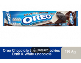 Oreo Dark & White Chocolate Cookie Sandwich Biscuit - Carton