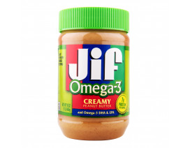 Jif Omega-3 Creamy Peanut Butter - Carton