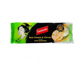 Fantastic Sour Cream & Chives Rice Crackers - Case