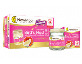 New Moon Superior Bird's Nest with Rock Sugar (Less Sugar) - Carton