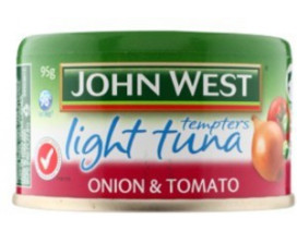John West Light Tuna - Onion & Tomato - Carton