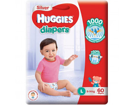 Huggies Silver Diapers - L - Carton