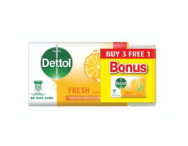 Dettol Body Soap Fresh 100G 3+1 - Case