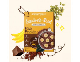 Amazin' Graze High Protein Chocolate Banana Goodness in a Bowl  - Case