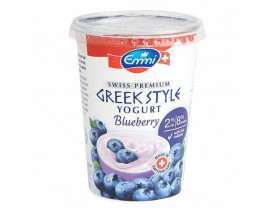 Emmi Swiss Premium Greek Fruit Blueberry Yogurt 2% - Carton