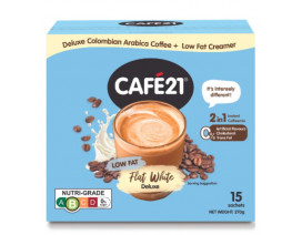 Cafe21 Flat White Deluxe 15s - Carton