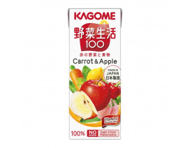 Kagome Drink VTA-01 Yasai Seikatsu 00 Carrot and Apple - Carton