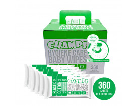 Champs Hygiene Care Baby Wipes (60Sx6) - Carton
