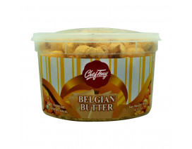 Chef Tony's Gourmet Popcorn Belgian Butter Regular Tub - Case