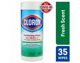 Clorox Disinfecting Wipes 35s - Fresh Scent - Case