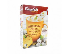 Campbell's Mushroom Cheese  With Croutons Instant Soup - Carton