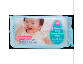 Johnson & Johnsons BABY WIPES MESSY TIMES 80S - Case