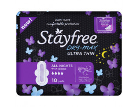 Stayfree Ultra Thin Overnight Dry Max 10S - Case